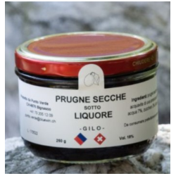 Prugne secche sotto liquore