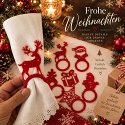 Set mit 6 weihnachtlichen...